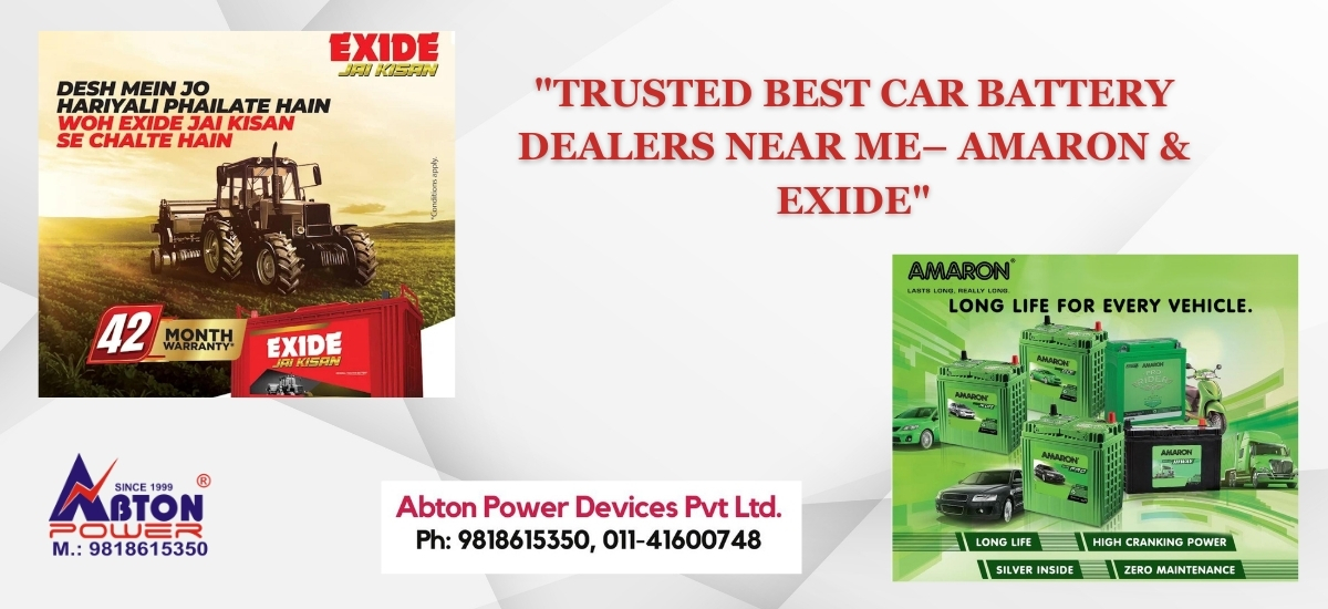 Best Car Battery Dealers Near Me in Delhi